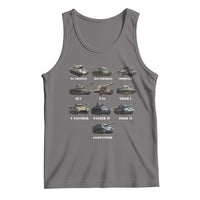 WW2 Tanks Tank Top M4 Sherman Panzer IV Tiger II T-34 History Buff