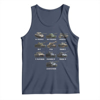 WW2 Tanks Tank Top M4 Sherman Panzer IV Tiger II T-34 History Buff
