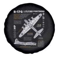 B-17 Flying Fortress Spare Tire Cover WW2 B-17G Bomber Vintage Aviation