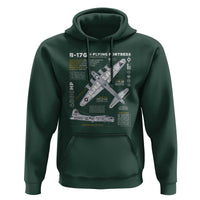 B-17 Flying Fortress Hoodie WW2 B-17G Bomber Vintage Aviation