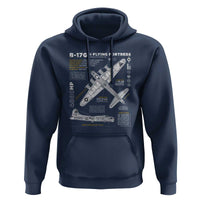 B-17 Flying Fortress Hoodie WW2 B-17G Bomber Vintage Aviation