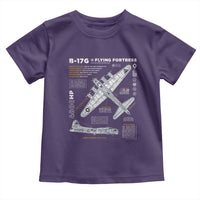 B-17 Flying Fortress Toddler T Shirt WW2 B-17G Bomber Vintage Aviation
