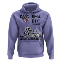 Iwo Jima WWII Veteran Hoodie 80th Anniversary 4th of July US Flag