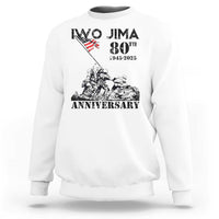 Iwo Jima WWII Veteran Sweatshirt 80th Anniversary 4th of July US Flag