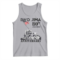 Iwo Jima WWII Veteran Tank Top 80th Anniversary 4th of July US Flag