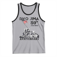 Iwo Jima WWII Veteran Tank Top 80th Anniversary 4th of July US Flag