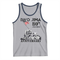 Iwo Jima WWII Veteran Tank Top 80th Anniversary 4th of July US Flag