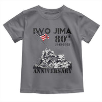 Iwo Jima WWII Veteran Toddler T Shirt 80th Anniversary 4th of July US Flag