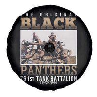 761st Tank Battalion Tribute Spare Tire Cover Black Panthers WW2 Heroes
