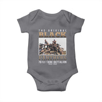 761st Tank Battalion Tribute Baby Onesie Black Panthers WW2 Heroes