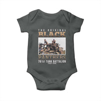 761st Tank Battalion Tribute Baby Onesie Black Panthers WW2 Heroes