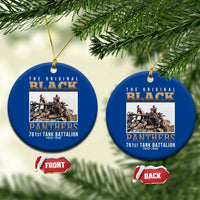 761st Tank Battalion Tribute Ceramic Ornament Black Panthers WW2 Heroes - Wonder Print Shop