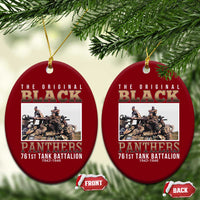 761st Tank Battalion Tribute Ceramic Ornament Black Panthers WW2 Heroes - Wonder Print Shop