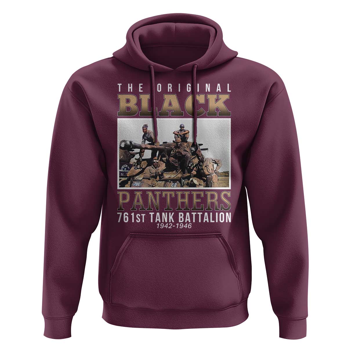 761st Tank Battalion Tribute Hoodie Black Panthers WW2 Heroes