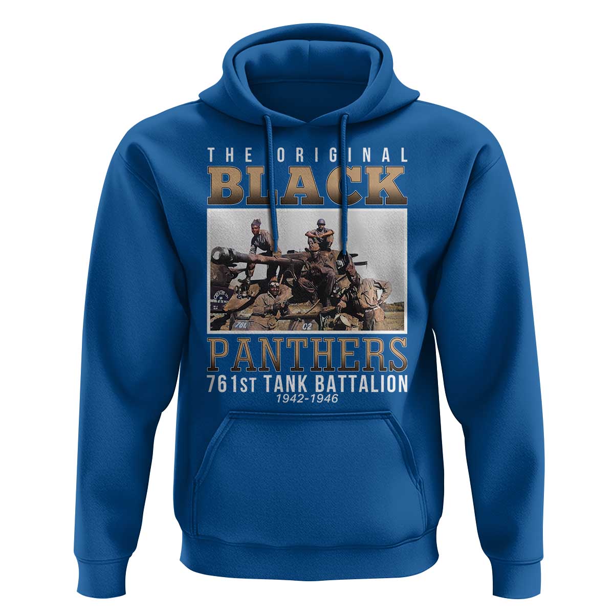 761st Tank Battalion Tribute Hoodie Black Panthers WW2 Heroes
