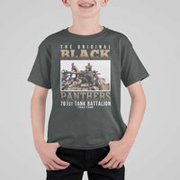 761st Tank Battalion Tribute T Shirt For Kid Black Panthers WW2 Heroes