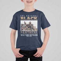 761st Tank Battalion Tribute T Shirt For Kid Black Panthers WW2 Heroes