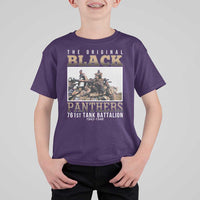 761st Tank Battalion Tribute T Shirt For Kid Black Panthers WW2 Heroes