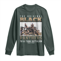761st Tank Battalion Tribute Long Sleeve Shirt Black Panthers WW2 Heroes
