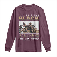 761st Tank Battalion Tribute Long Sleeve Shirt Black Panthers WW2 Heroes
