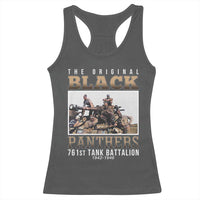 761st Tank Battalion Tribute Racerback Tank Top Black Panthers WW2 Heroes