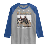 761st Tank Battalion Tribute Raglan Shirt Black Panthers WW2 Heroes