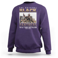 761st Tank Battalion Tribute Sweatshirt Black Panthers WW2 Heroes