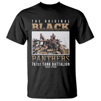 761st Tank Battalion Tribute T Shirt Black Panthers WW2 Heroes