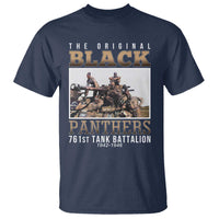 761st Tank Battalion Tribute T Shirt Black Panthers WW2 Heroes