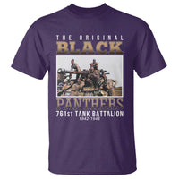 761st Tank Battalion Tribute T Shirt Black Panthers WW2 Heroes