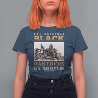 761st Tank Battalion Tribute T Shirt For Women Black Panthers WW2 Heroes