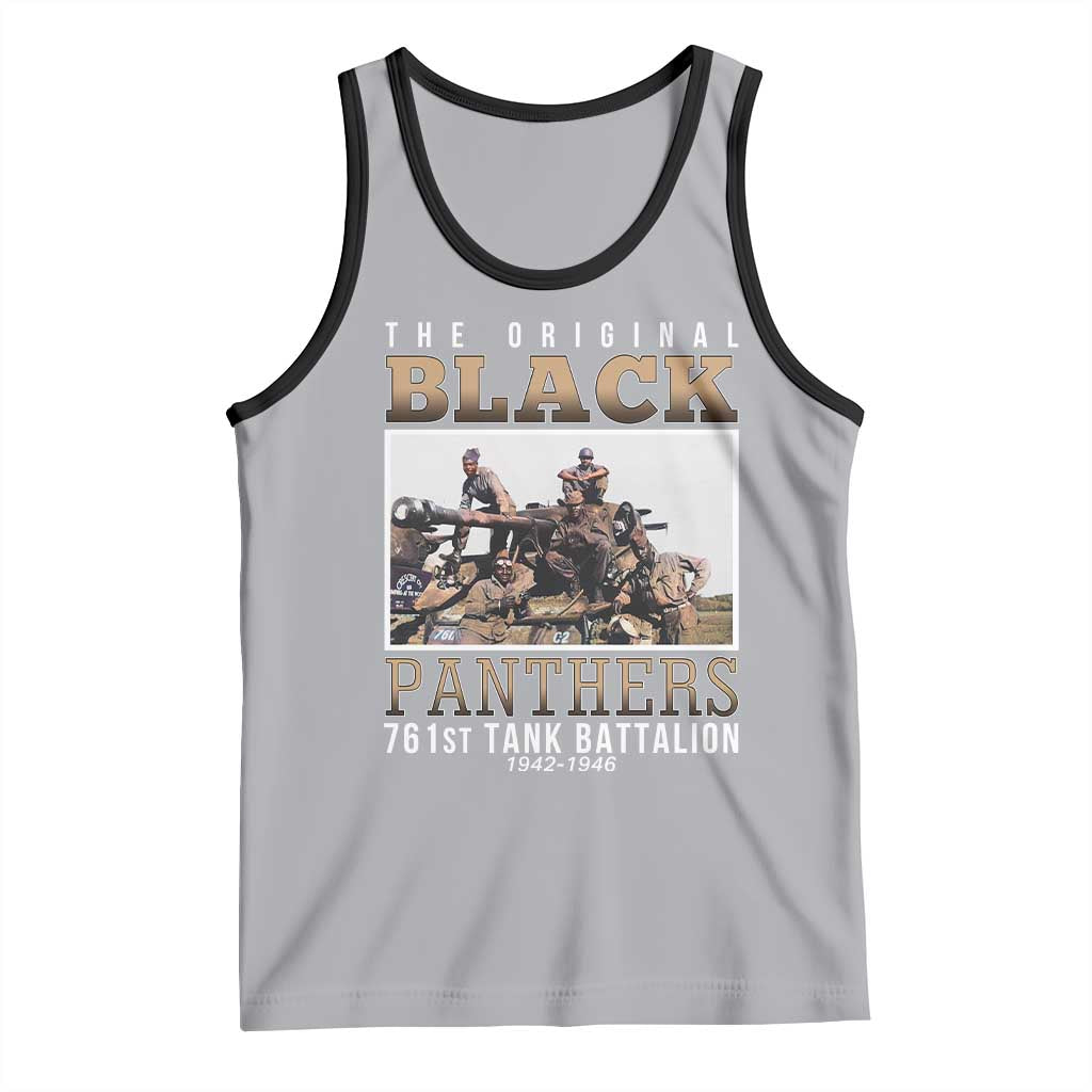 761st Tank Battalion Tribute Tank Top Black Panthers WW2 Heroes