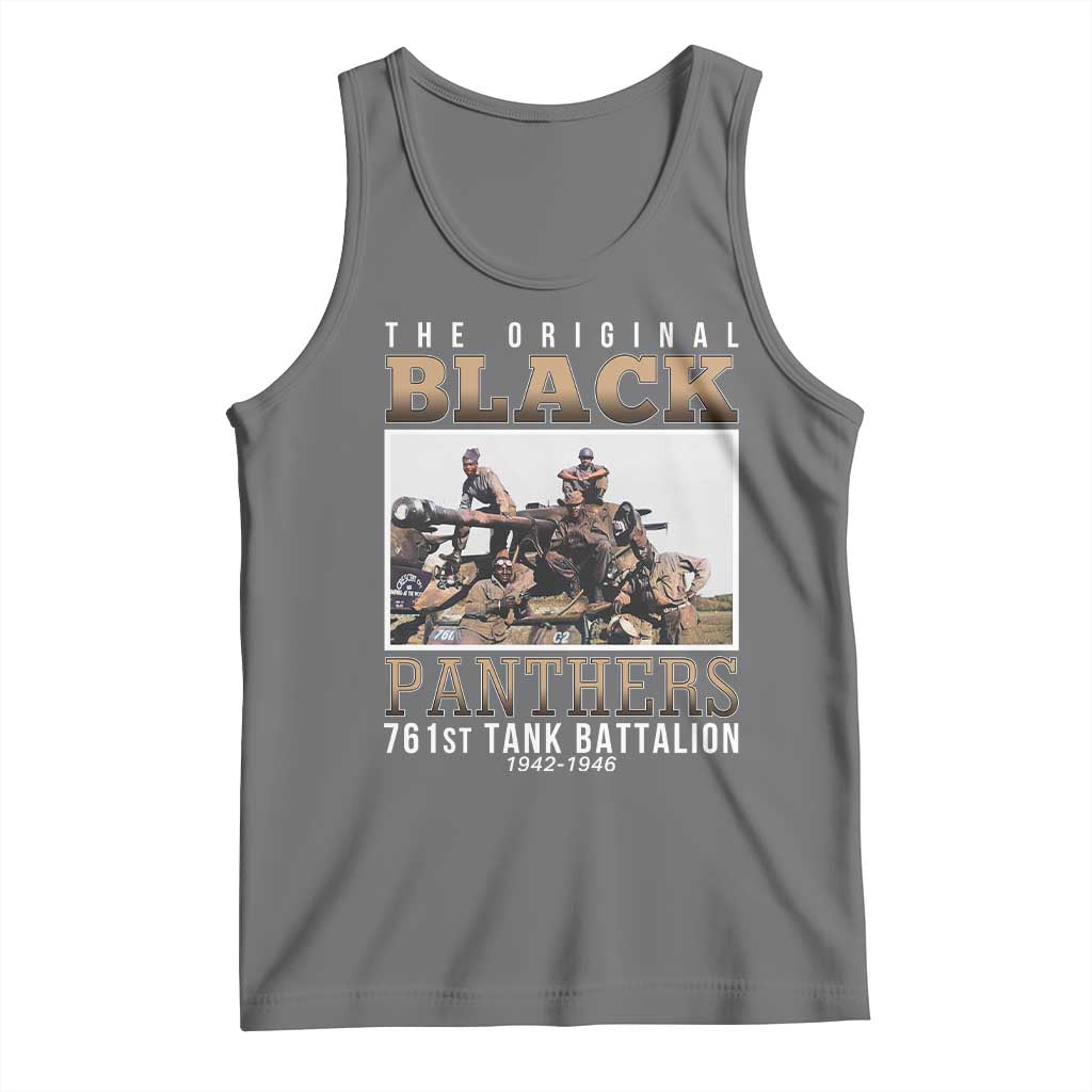 761st Tank Battalion Tribute Tank Top Black Panthers WW2 Heroes