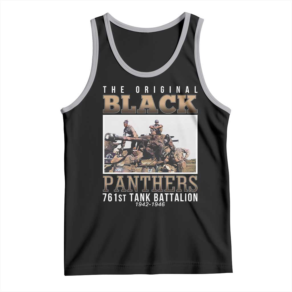 761st Tank Battalion Tribute Tank Top Black Panthers WW2 Heroes