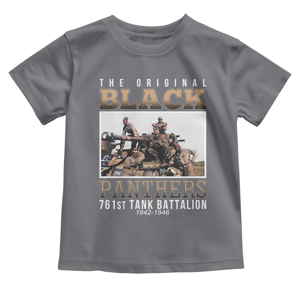 761st Tank Battalion Tribute Toddler T Shirt Black Panthers WW2 Heroes