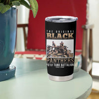 761st Tank Battalion Tribute Tumbler Cup Black Panthers WW2 Heroes