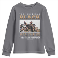 761st Tank Battalion Tribute Youth Sweatshirt Black Panthers WW2 Heroes
