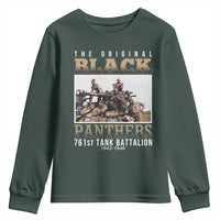 761st Tank Battalion Tribute Youth Sweatshirt Black Panthers WW2 Heroes