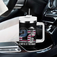 Veteran Suicide Awareness Tumbler With Handle 22 A Day is 22 Too Many Veteran Lives Matter