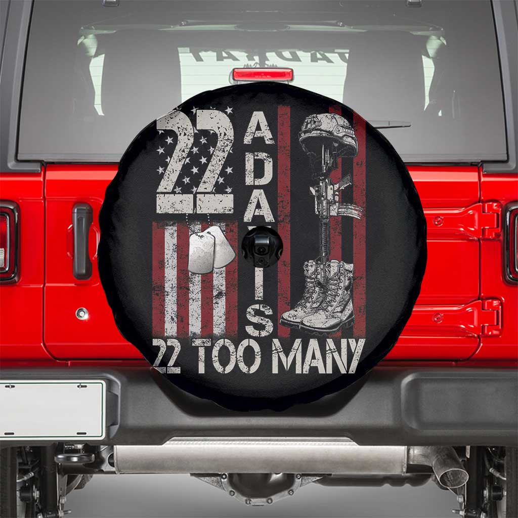 Veteran Suicide Awareness Spare Tire Cover 22 A Day Is 22 Too Many