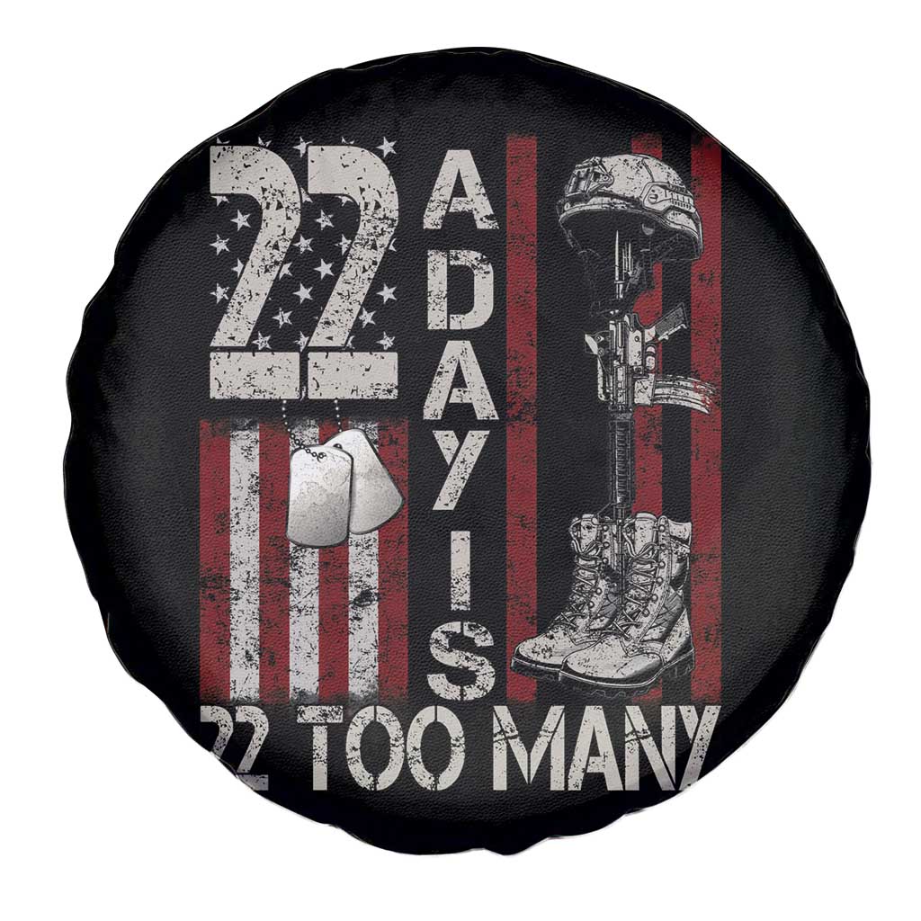 Veteran Suicide Awareness Spare Tire Cover 22 A Day Is 22 Too Many