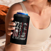 Veteran Suicide Awareness 4 in 1 Can Cooler Tumbler 22 A Day Is 22 Too Many