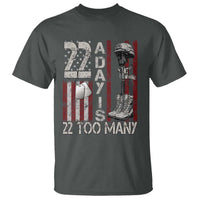 Veteran Suicide Awareness T Shirt 22 A Day Is 22 Too Many