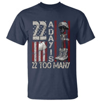 Veteran Suicide Awareness T Shirt 22 A Day Is 22 Too Many