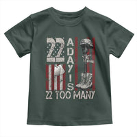 Veteran Suicide Awareness Toddler T Shirt 22 A Day Is 22 Too Many