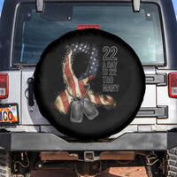 Veteran Suicide Awareness Spare Tire Cover 22 A Day Is 22 Too Many American Flag Ribbon