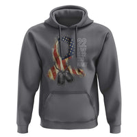Veteran Suicide Awareness Hoodie 22 A Day Is 22 Too Many American Flag Ribbon