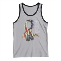 Veteran Suicide Awareness Tank Top 22 A Day Is 22 Too Many American Flag Ribbon