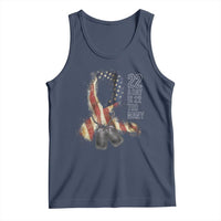 Veteran Suicide Awareness Tank Top 22 A Day Is 22 Too Many American Flag Ribbon