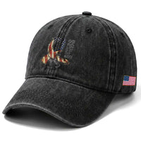 Veteran Suicide Awareness Washed Cotton Baseball Cap 22 A Day Is 22 Too Many American Flag Ribbon